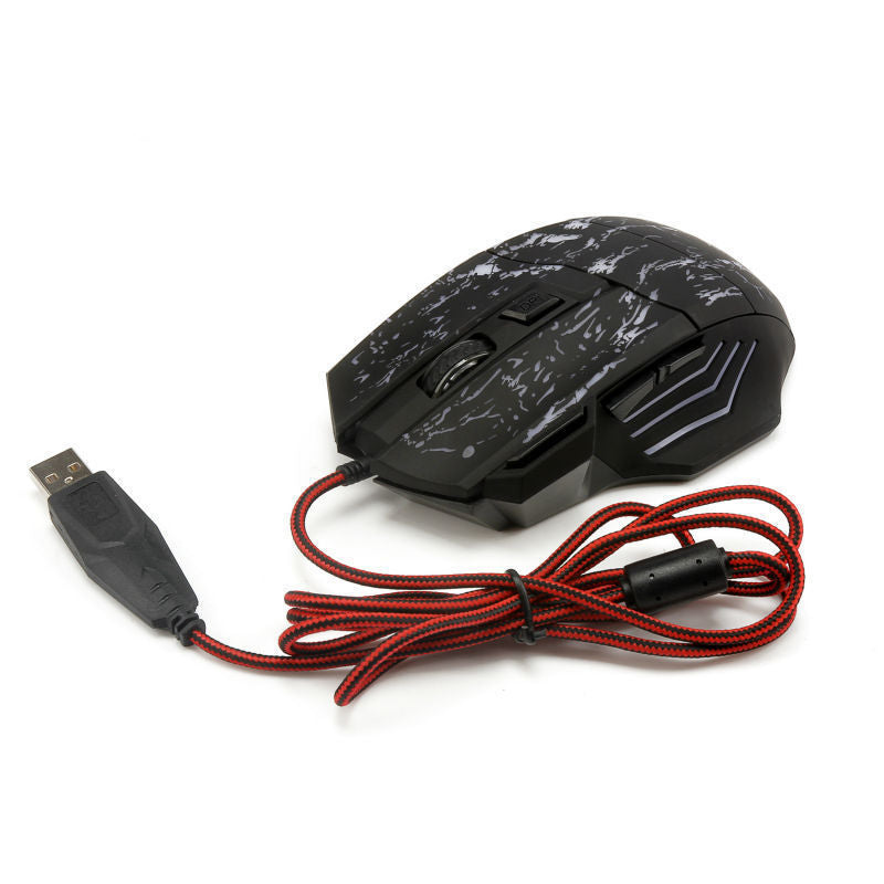 Computer Gaming Mouse Usb Glare Lol Online Gaming Gaming Wired Mouse Video Transmission Computer Accessories Supply