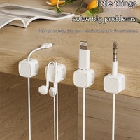 Magnetic Cable Clip Under Desk Cable Management Adjustable Cord Holder Wire Organizer And Cable Management Wire Keeper