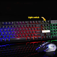 Industry gaming keyboard glowing usb cable gaming keyboard